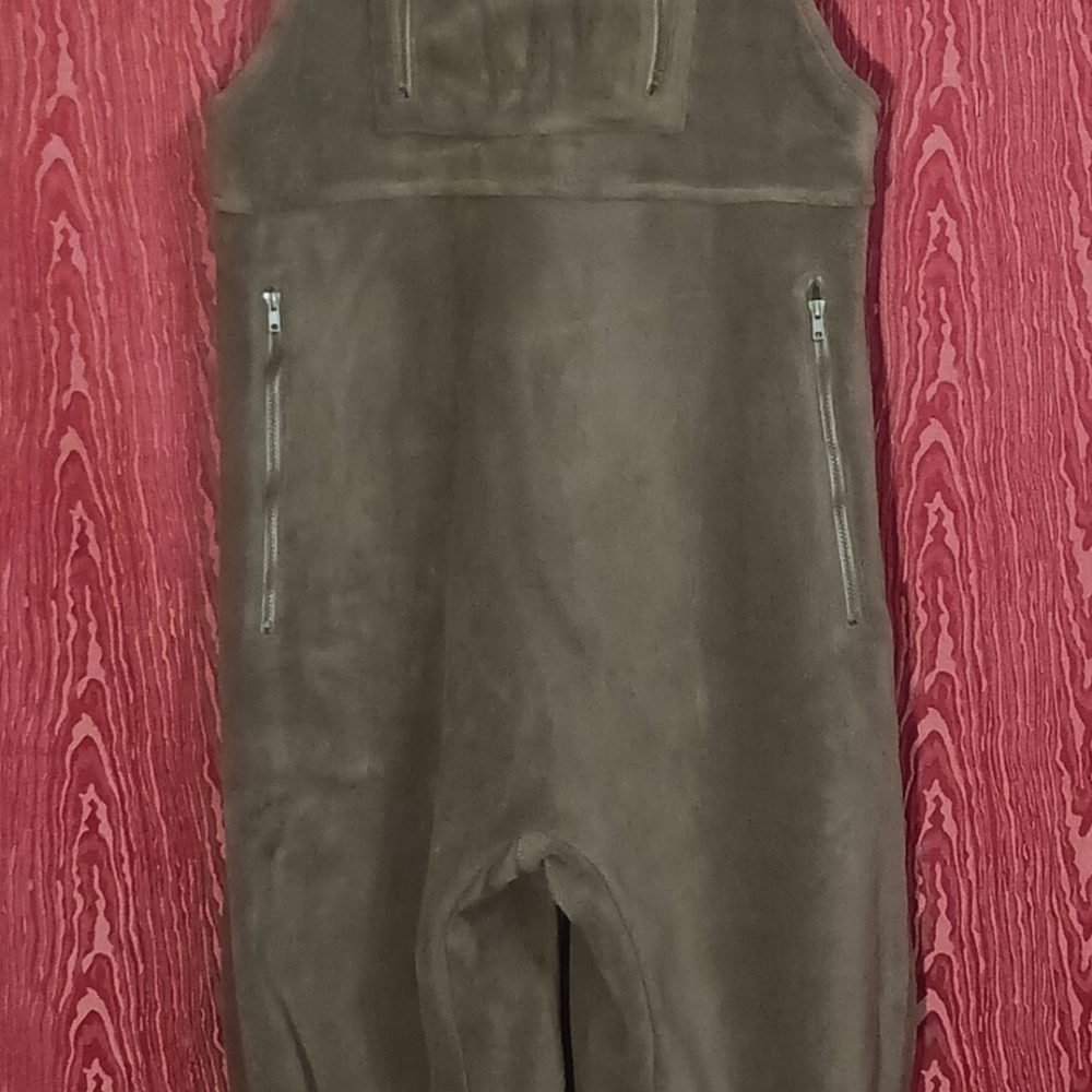 Olive Green Zip Overalls/Bib Size Small - Picture 5 of 14